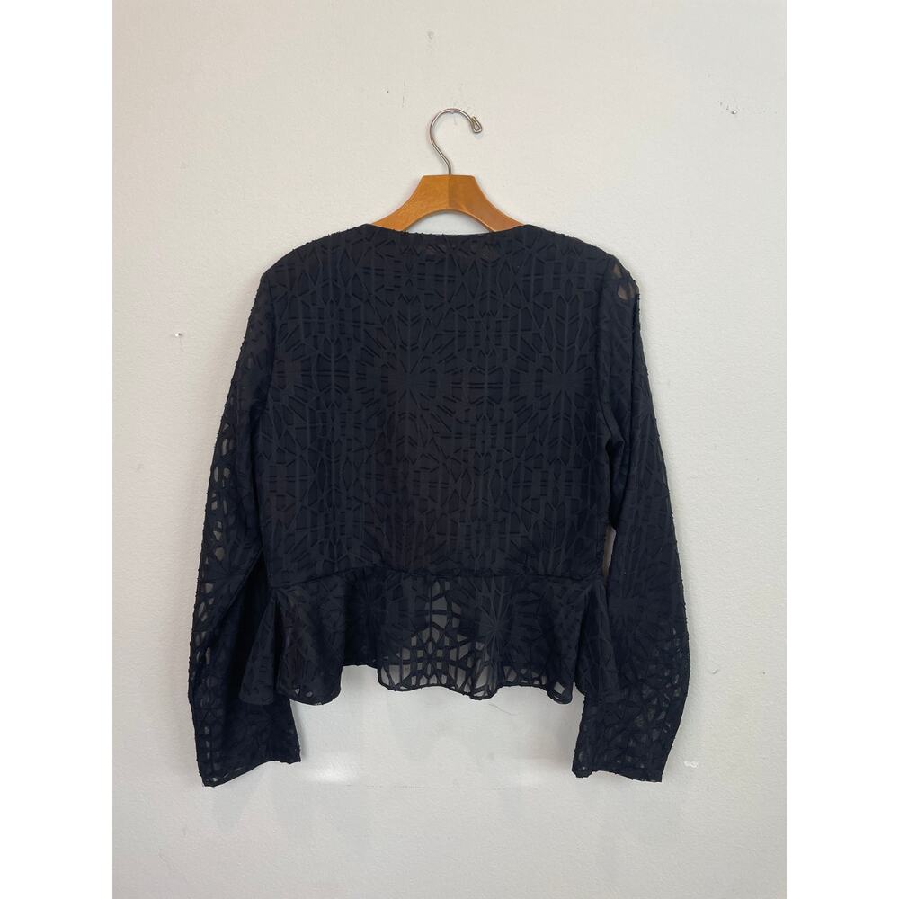 Atmos & Here Ruffle Tie Top - Picture 2 of 6